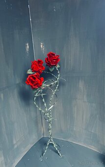 Ručně vyráběné růže 🌹 - 3