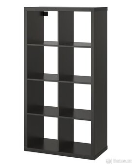 Policový díl Ikea Kallax, černohnědá, 77x147 cm - 3