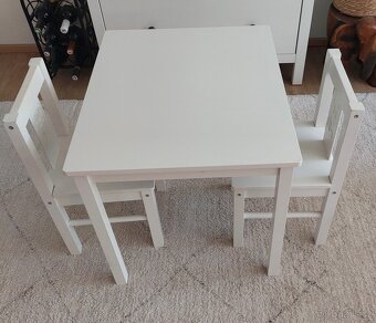 IKEA KRITTER Dětský set stolek + 2 židličky - 3