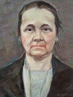 obraz ŽENSKÝ PORTRÉT, olej, sign. H. M. Kuusiniemi - 3