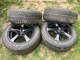 Atraktivní zimní alu sada Ronal R18, Bmw X5, X6, top stav - 3