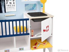 Dřevěná dětská klinika pro zvířátka 2 v 1 dětský lékař - 3