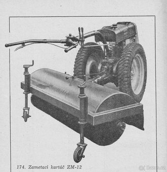 Motorobot, PF 62 , půdní fréza, Agrostroj Prostějov - 3