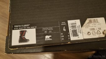 Dětské zimní boty sněhule SOREL - YOUTH FLURRY vel. 35 - 3