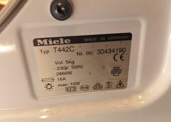Sušička prádla Miele T442C - 3