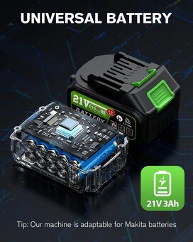 EXCENTRICKÁ AKU LEŠTIČKA S TLAČÍTKOVOU REGULACÍ-3 RYCHLOSTI - 3