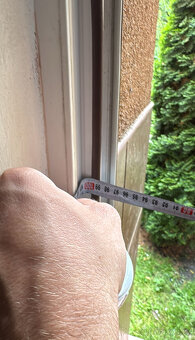 Francouzské dvěre - pravé, zlatý dub/bílé - 3