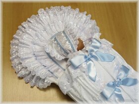 Krajková zavinovačka s čepičkou - 3