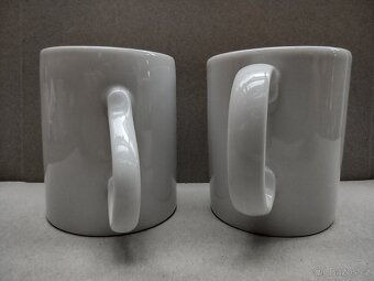 Porcelánový hrnek č.7 bez dekoru, v barvě bílá - 3