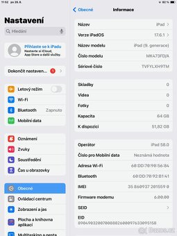 iPad 10.2 LTE, SIM: jen rozbalen, ZÁRUKA, Office v ceně, TOP - 3