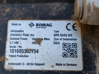 vibrační deska BOMAG - 3
