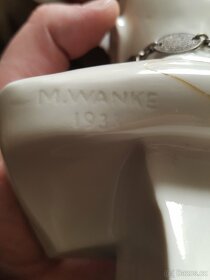 Porcelánová busta Adolf Hitler - 3