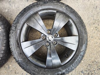 17"zimní alu sada Triton 5x112 origo Škoda Superb 3 Passat  - 3