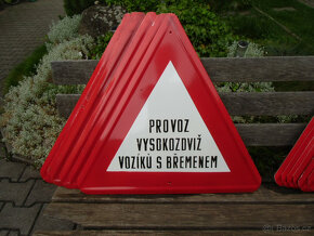 Staré prolisované a smaltované dopravní značky. - 3