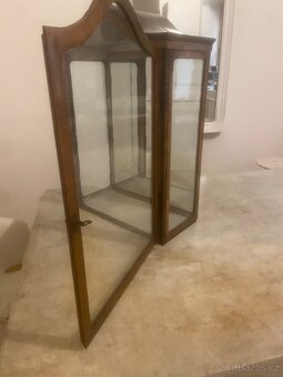Historická závěsná skříňka Biedermeier - 3