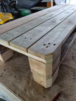 Konferenční stolek - paletový - 3