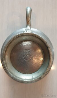 Starožitný kovový šálek - 3