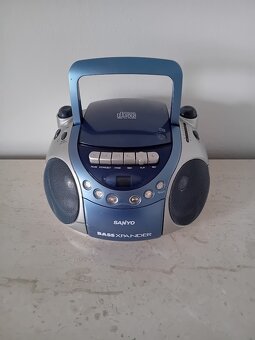 Rádio magnetofon, CD, SANYO vyrobeno v Japonsku - 3