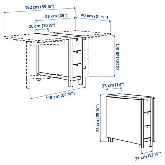 Jídelní stůl IKEA Norden - 3