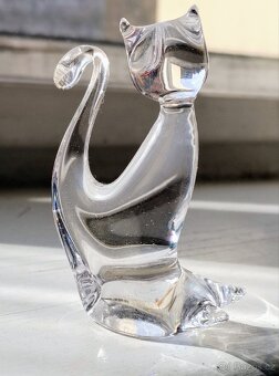 Křišťálová figurka moc krásná kočka - 3
