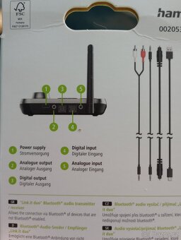 Hama Bluetooth 5.2 přijímač / vysílač - 3