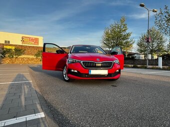 Škoda Scala 1.6 TDI 85 kW – Automat, krásná červená, top sta - 3