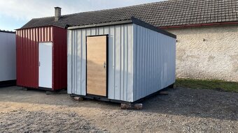 Stavební Buňka 5 x 3 m šedá - 3
