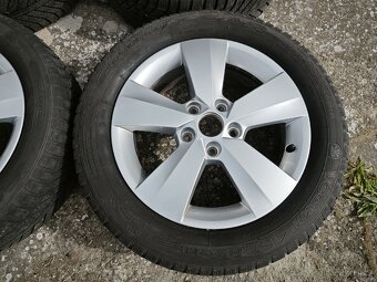 Alu Škoda Octavia 3 5/112 R16 + 205/55 R16 celo Goodyear - 3