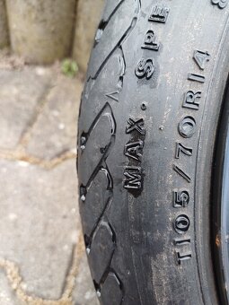 Dojezdové kolo 4x100 105/70 R14 - 3
