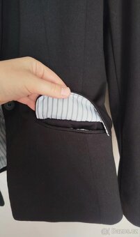 Dámské černé sako H&M 42 - 3