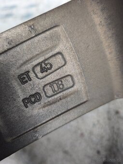 Alu kola 5x108 r18 na Ford + zimní pneumatiky 235/40 r18 - 3