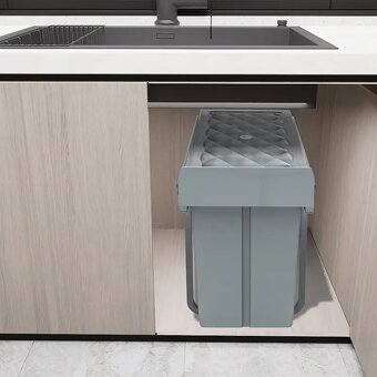 NOVÝ 3 dílný odpadkový koš do kuchyňské linky - 3