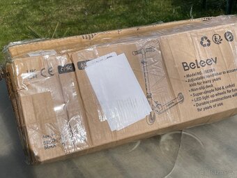 Nová dětská LED koloběžka scooter (116) - 3