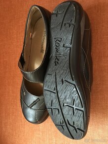 Dámské nadměrné kožené boty Romika vel.43 - 3