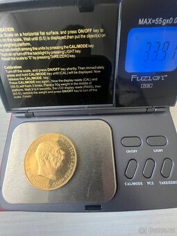 Zlato / zlata mince 100 koruna F.J.I - 3