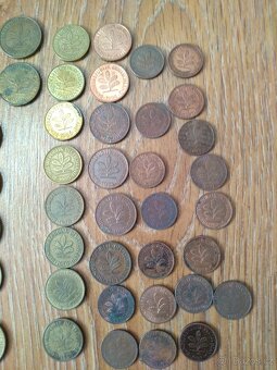 Staré Německé mince marky, pfennig - 3