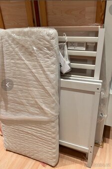 IKEA Sundvik dětská postýlka bílá 60x120cm s matraci - 3