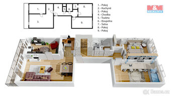 Prodej bytu 4+kk, 74 m², Praha, ul. Vondroušova - 3