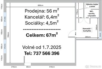 🏪 Pronájem obchodního prostoru – Kumburský Újezd 17 - 3