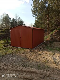 Plechová garáž 3x5m - 3