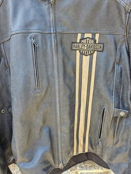Kožená Harley Davidson bunda TRIPLE VENT 4XL - 3