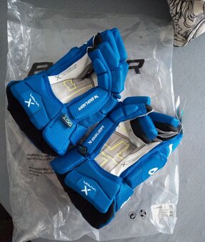 modré Hokejové rukavice Bauer Vapor Hyperlite sr .14 - 3