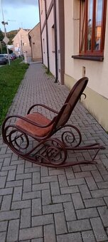 Thonet křeslo houpací rok 1890-1915 - 3