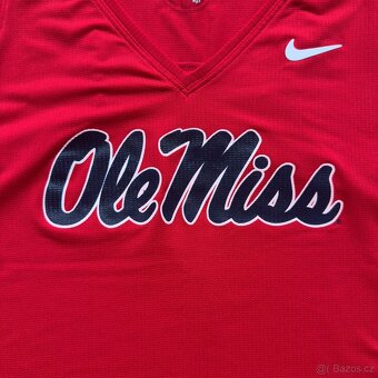 Nike červené tílko Ole Miss - 3
