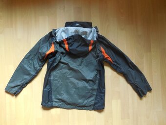 dámská Salewa tm.šedá bunda, šustka ,kapuce jaro 38/S-M - 3