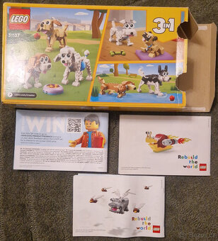 Prodám čtyři krabice lega - 11028, 31137, 41026, 76412 - 3