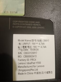 Notebook Lenovo - 3