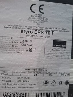 Fasádní polystyren 100mm EPS70 - 3