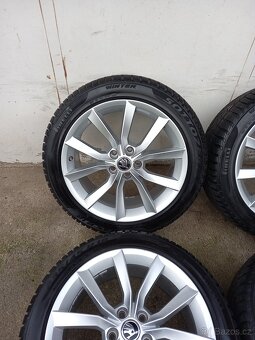 Zimni Originál alu kola skoda superb - 3