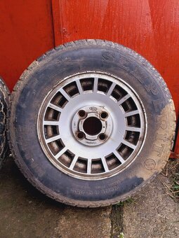 2x Alu kola Ford Taunus 4x108 185/70 R13 - 3